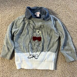 Cat and Jack 18 month Easter bunny sweater. Like new!